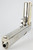 Nickel Colt Model 1900 automatic with sight safety in case - front view of muzzle