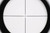 Marlin Model 25MN .22 WMR rifle with scope - view through scope reticle