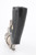 Satin nickel Colt Lawman III revolver with box - front view of muzzle