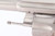 Satin nickel Colt Lawman III revolver with box - open cylinder close-up