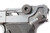 1942 BYF 42 Black Widow Mauser Luger - front view of toggle close-up