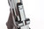 1902 American Eagle fat barrel Luger rig - left side frame and grip close-up