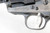 First generation Colt Single Action Army revolver with ivory grips and box - left side frame close-up