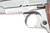 1919 Colt Government Model M1911 pistol - left side slide and grip close-up
