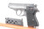 Third variation German Army Walther PPK pistol - left side with magazine