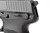 HK45 with Jarvis ported match barrel and extended magazines - rear sight close-up