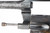 Factory engraved Colt Army Special revolver with steer head grips - left side barrel and cylinder close-up