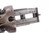 Belgian Damascus side by side 16 gauge shotgun - action open close-up