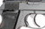 End-of-war Waffen Walther PP pistol - right side frame and grip close-up
