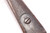 Springfield Trapdoor rifle with ramrod bayonet - stock and side plate close-up