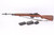 1976 early Springfield M1A rifle with USGI parts - left side full view with magazines