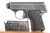 Transitional Walther Model 2/5 .25 ACP pistol - left side with magazine