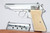 Rare, Experimental, Chrome, Dural Frame Walther PP - W/ Rare White Grips - photo 1 of 9