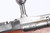 Finnish Sako M28/30 Mosin Nagant rifle - rear sight close-up