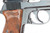 Walther PPK rig, possible SS contract, with SS magazines and leading edge holster - left side grip close-up