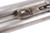 1895 Remington Model 1894 Grade B side by side shotgun - top lever and rib close-up