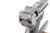 1942 BYF 42 Black Widow Mauser Luger rig - front of receiver close-up