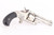 Nickel Smith & Wesson .32 top break revolver - left side