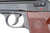 Erma / Excam RX22 .22 LR pistol - left side slide markings close-up