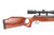 Ruger Airhawk Elite air rifle with scope - right side receiver and stock