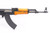 Norinco MAK-90 Sporter converted rifle - right side receiver and magazine