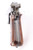 Danish military contract Bergmann Model 1910/21 pistol - rear view of grip