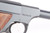 Colt Huntsman .22 LR pistol - left side grip close-up