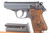 .22 caliber Walther PPK pistol - left side with magazine