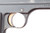 High polish Police Eagle K CZ Model 27 pistol - left side frame and trigger close-up