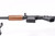 DSA SA58 FALO heavy barrel rifle - top view of barrel