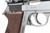 French Manurhin Walther PP Sport target pistol - right side grip and frame close-up