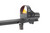 NIB Laugo Arms Alien Creator All-Black Limited Edition Pro Kit - close-up of red dot sight