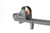 NIB Laugo Arms Alien Full Kit - Black & Gold Edition - close-up of red dot sight from rear