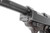 1945 Walther ac 45 Zero Series P.38 Rig - close-up of barrel and frame from front