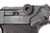 1906 Vickers Luger - Dutch Contract - close-up of left side frame and safety with RUST marking