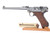 SOLD - Excellent 1917 DWM Artillery Luger Rig - Matching Stock w/ Rare Red 9 Grips
