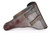 1921 DWM Police Luger P.08 9mm - back of period-correct police-style holster