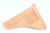 1954 Czech CZ Model 52 7.62x25mm pistol - back of tan leather holster with belt loops