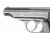 1935 RJ Marked Walther PP 7.65mm pistol - close-up of left slide legend, Mod. PP Cal. 7.65