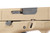 Gen 5 Glock 26 9mm desert tan pistol - detail of matching AHYU020 serial number on slide and frame