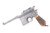 WWI commercial Mauser C96 Broomhandle 7.63 Mauser pistol - left side view