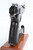 Second-variation AC 41 Walther P.38 - rear view of grip and hammer