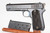 1904 Colt Model 1903 Pocket Hammer .38 - left side view with hard rubber grips and magazine