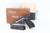 1967 Walther P38 high polish .30 Luger pistol - shown with original box, owner's manual, test target and magazine