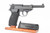1961 Walther P38 9mm pistol - right side profile with magazine