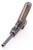 1941 41/42 Code Mauser Luger 9mm pistol - muzzle and front sight, angled view