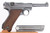 1941 41/42 Code Mauser Luger 9mm pistol - right side profile with magazine