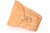 1984 Czech CZ Model 82 9x18mm pistol - tan leather holster, front