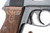 Party Leader Walther PPK rig - Party Leader eagle grip and serial number on the frame