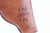 1955 Smith & Wesson Pre-Model 40 Centennial - maker stamp on the tan leather holster